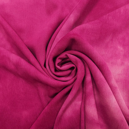 Viskosekrepp pink mit Batik Motiv CSM-STOFFE