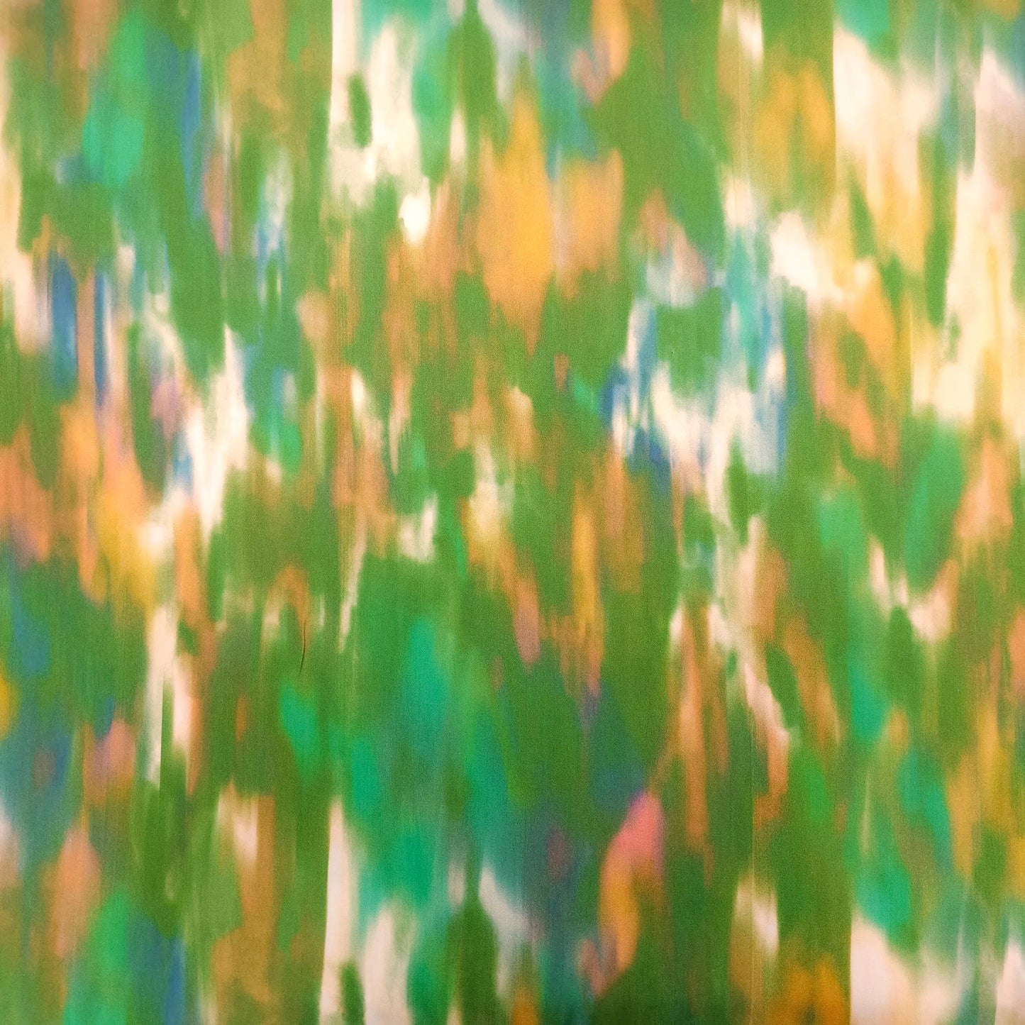 Viskosesatin grün abstrakt gemustert CSM-STOFFE