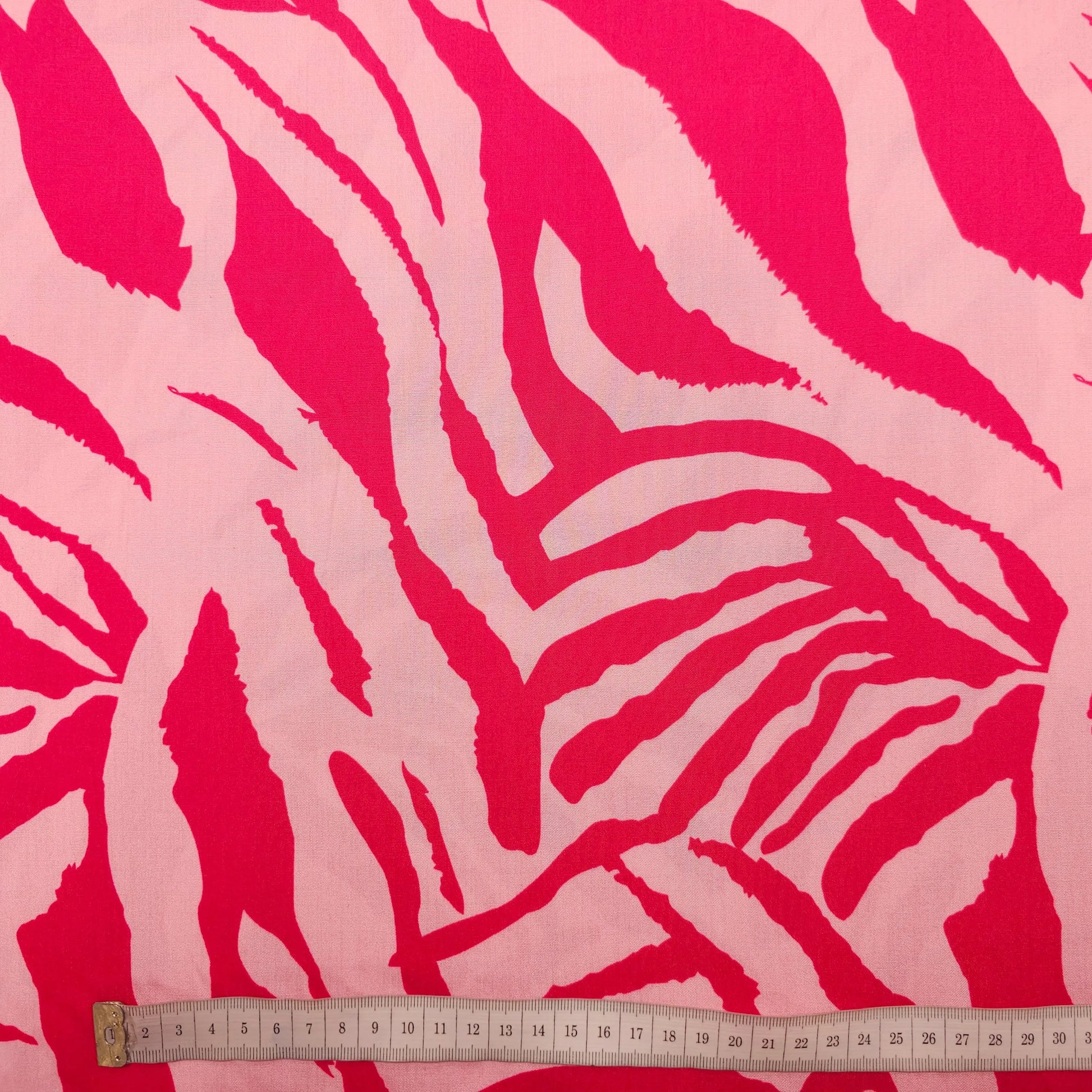 Viskosestoff Zebra Muster pink CSM-STOFFE