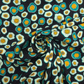 Viskosestoff mit Blumen CSM-STOFFE