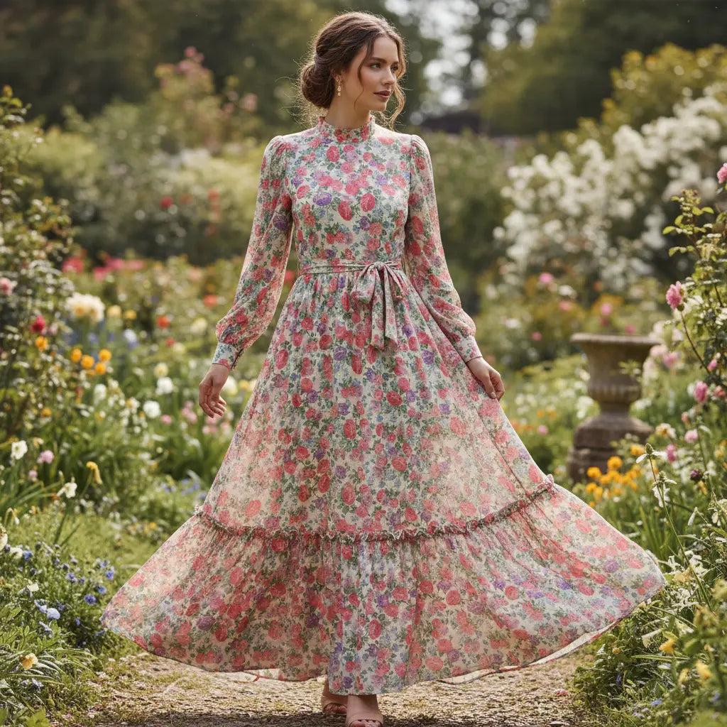 Kleid mit Blumenmuster