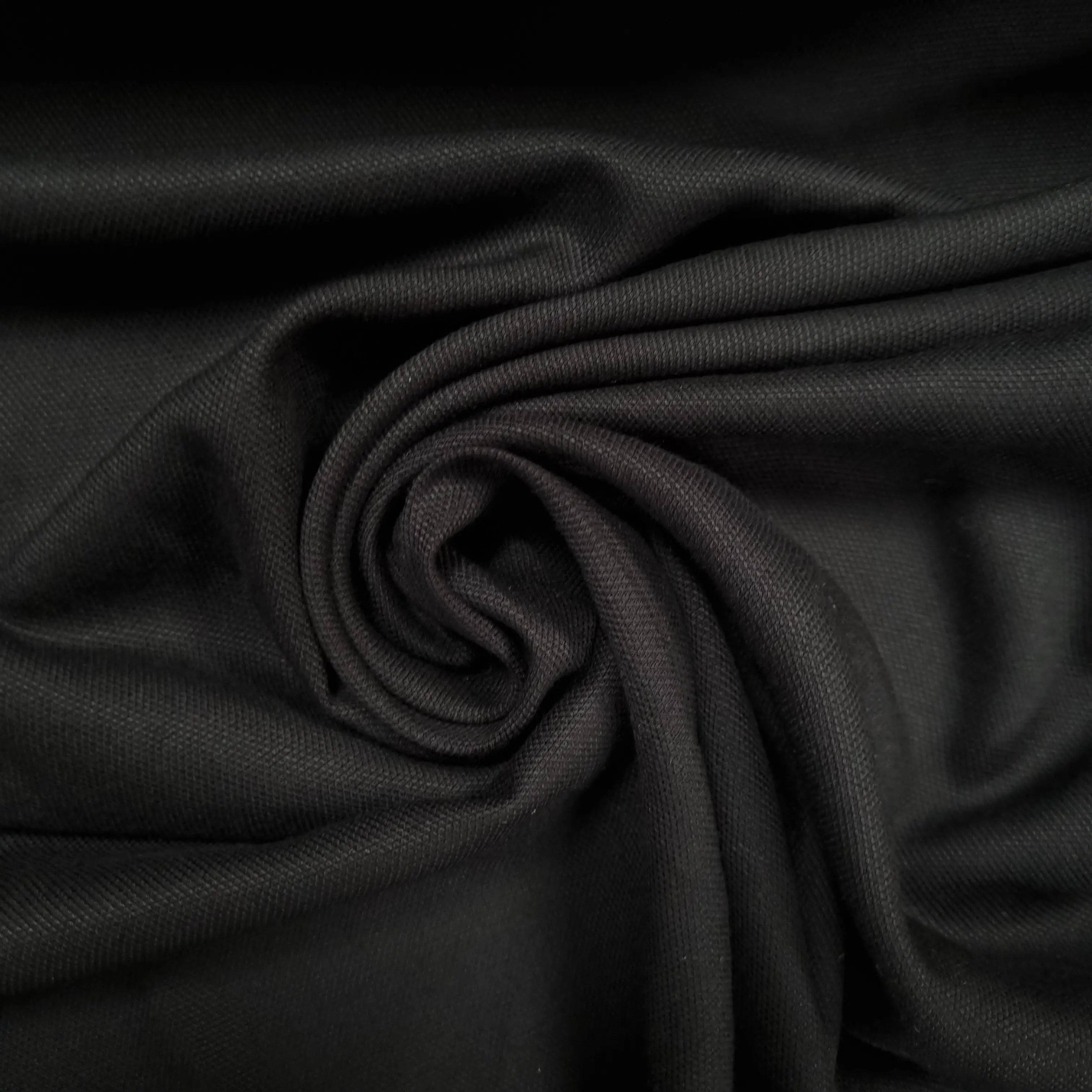 Viskosestoff uni schwarz CSM-STOFFE