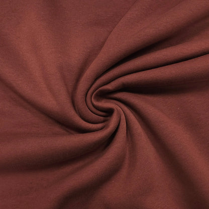 Wintersweat angeraut Bordeaux CSM-STOFFE