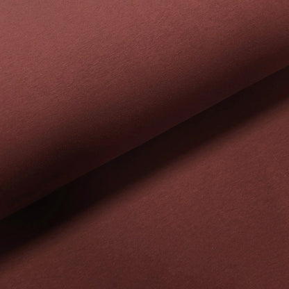 Wintersweat angeraut Bordeaux CSM-STOFFE