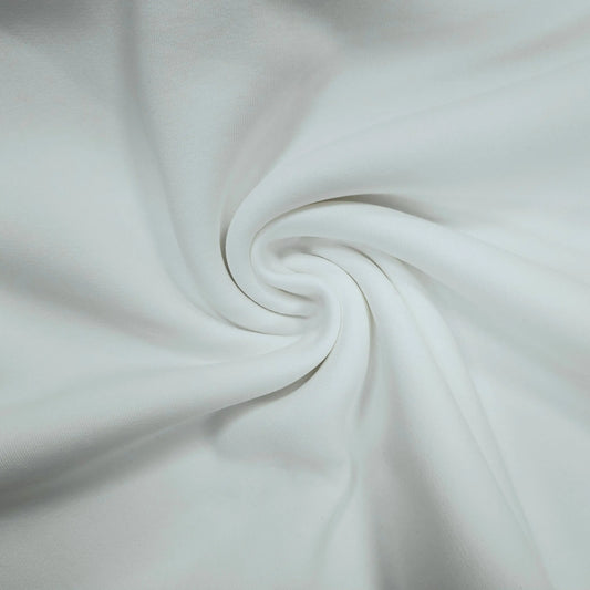 Wintersweat angeraut Weiß CSM-STOFFE