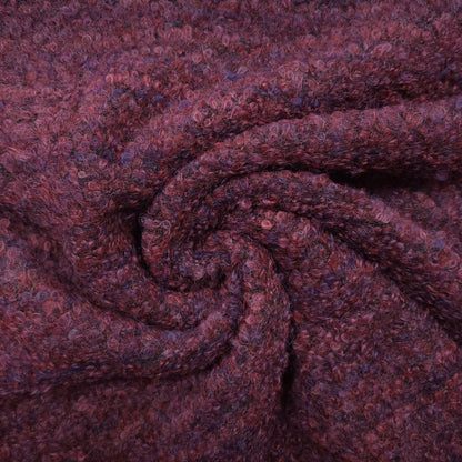 Wollbouclé Beere meliert CSM-STOFFE