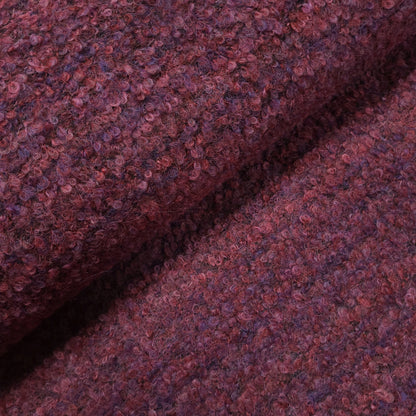 Wollbouclé Beere meliert CSM-STOFFE