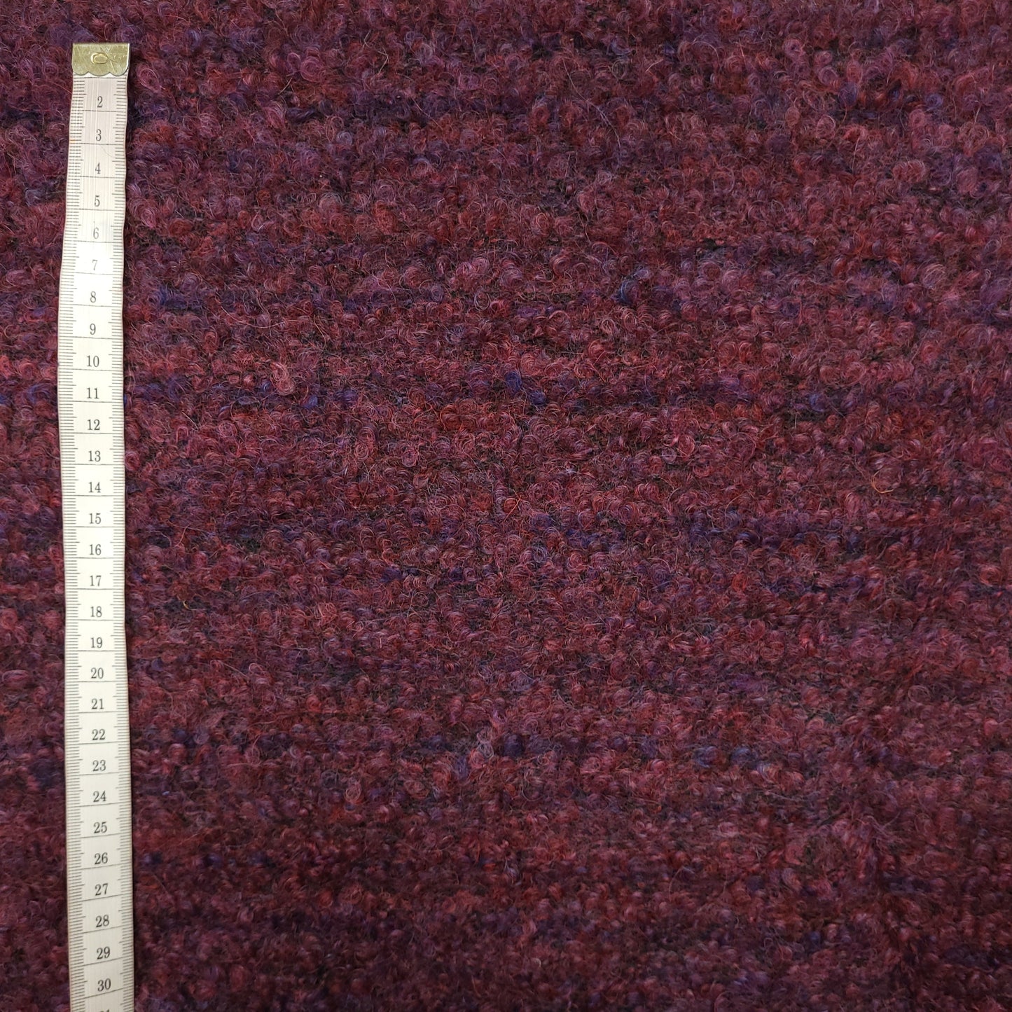 Wollbouclé Beere meliert CSM-STOFFE