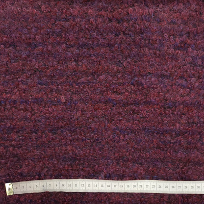 Wollbouclé Beere meliert CSM-STOFFE