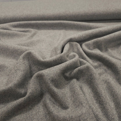 Wollstoff Silvarro uni grau CSM-STOFFE