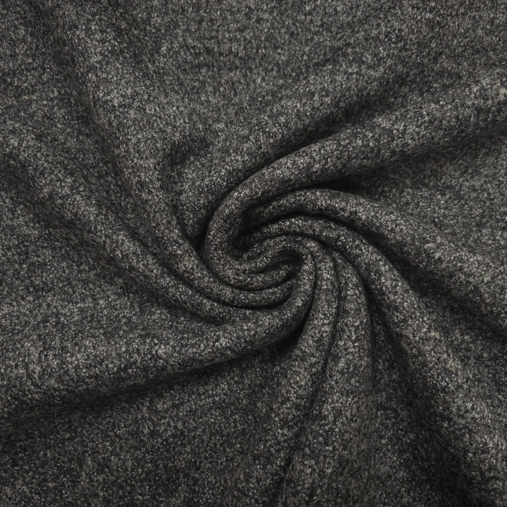 Wollstoff grau meliert CSM-STOFFE
