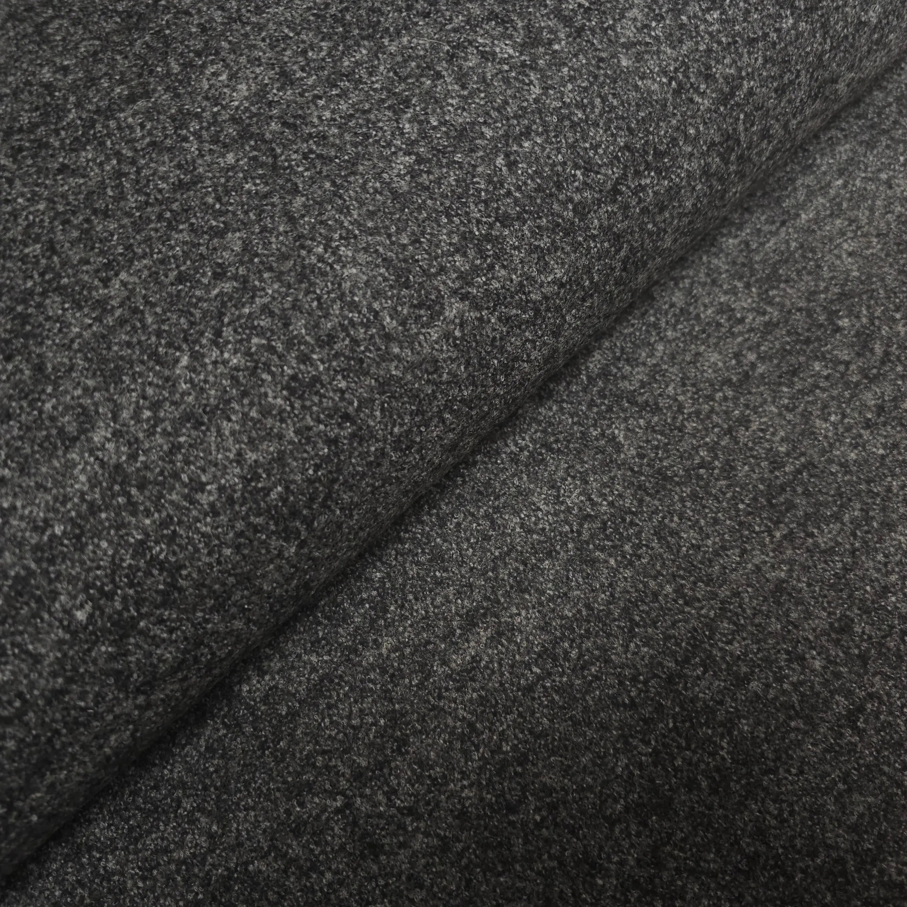 Wollstoff grau meliert CSM-STOFFE