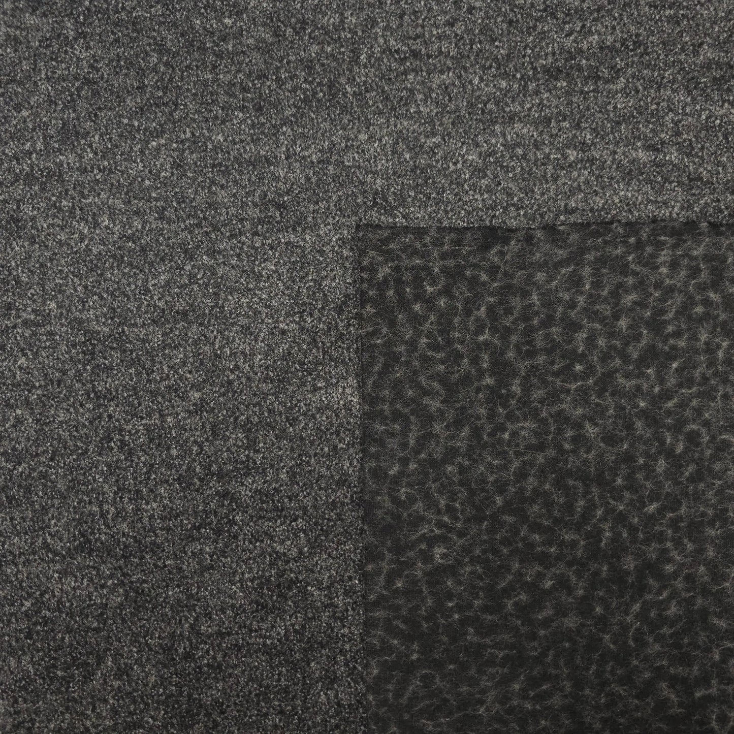 Wollstoff grau meliert CSM-STOFFE