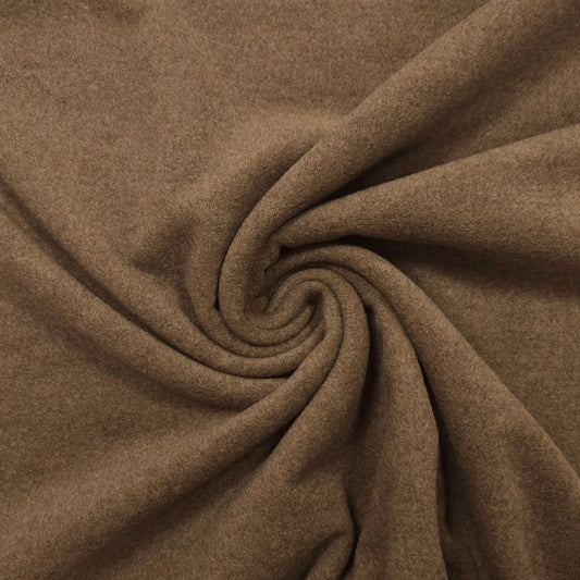 Wollstoff uni Taupe 220 cm Stück CSM-STOFFE