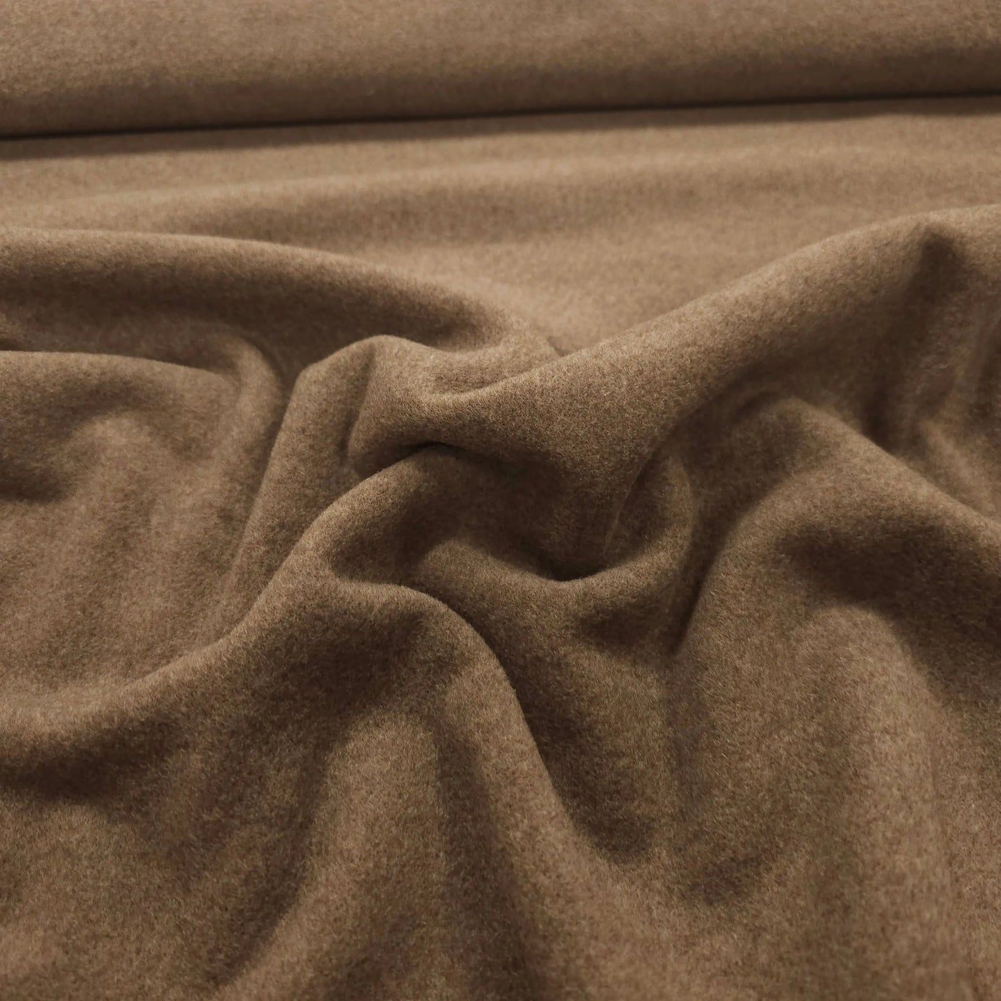 Wollstoff uni Taupe 220 cm Stück CSM-STOFFE