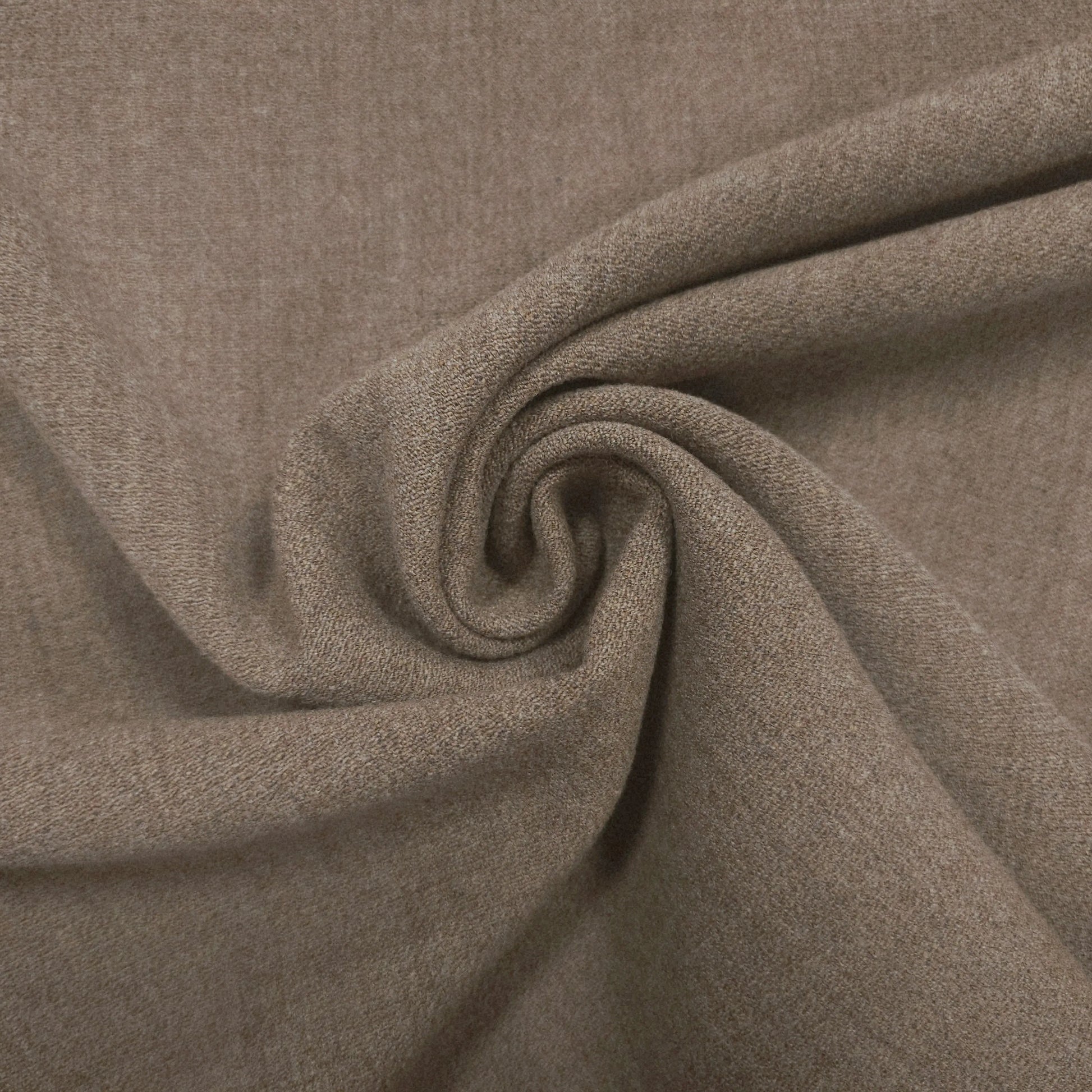 Wollstoff uni taupe CSM-STOFFE