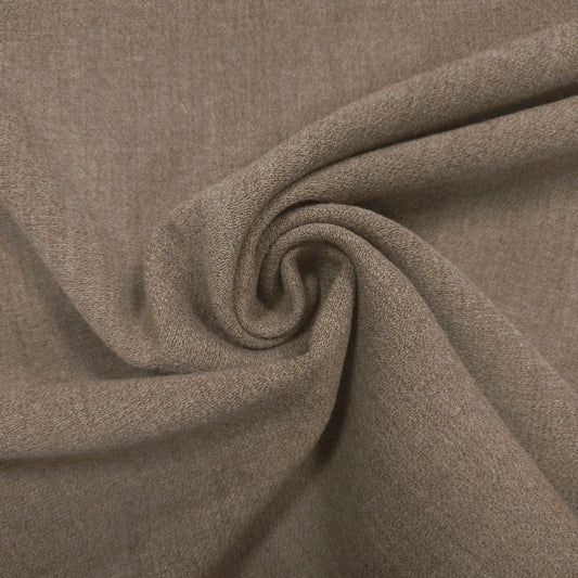 Wollstoff uni taupe CSM-STOFFE
