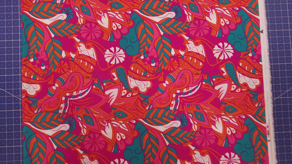 Viskosestoff mit Ornamente